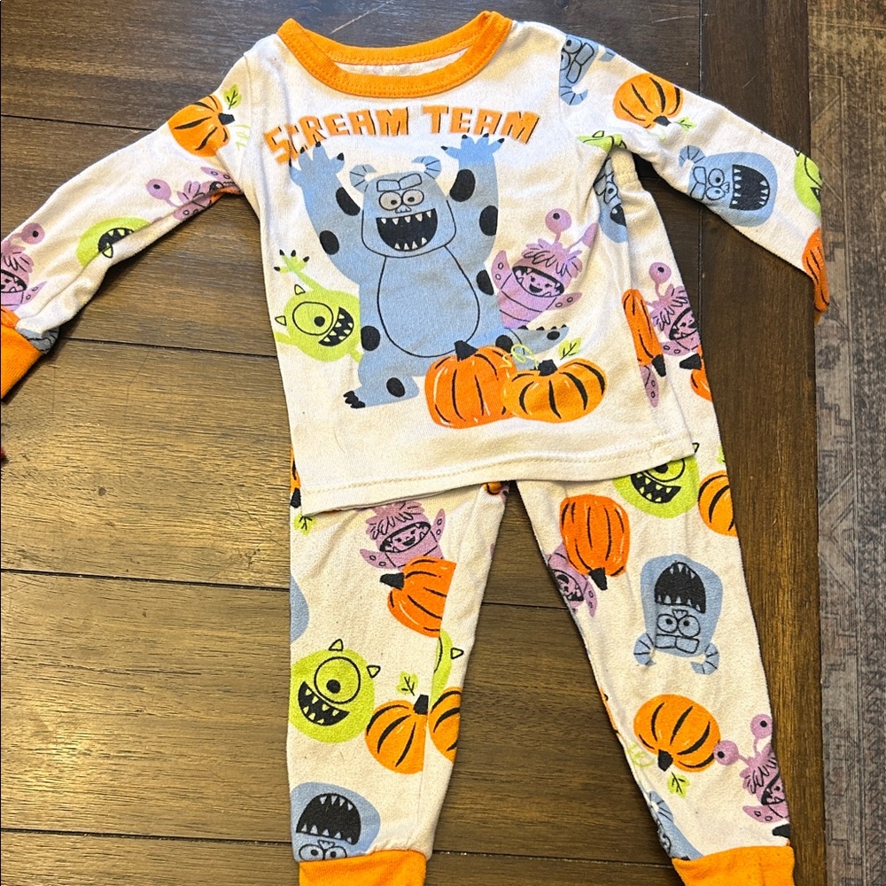 Scream Team Kids Pajamas - Orange, Blue, Green